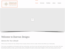 Tablet Screenshot of dastvandesigns.com